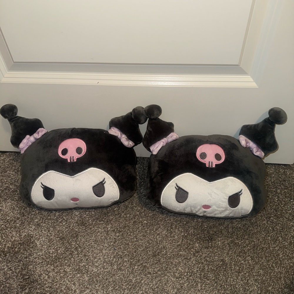 Kuromi Character Plush Set Headrests